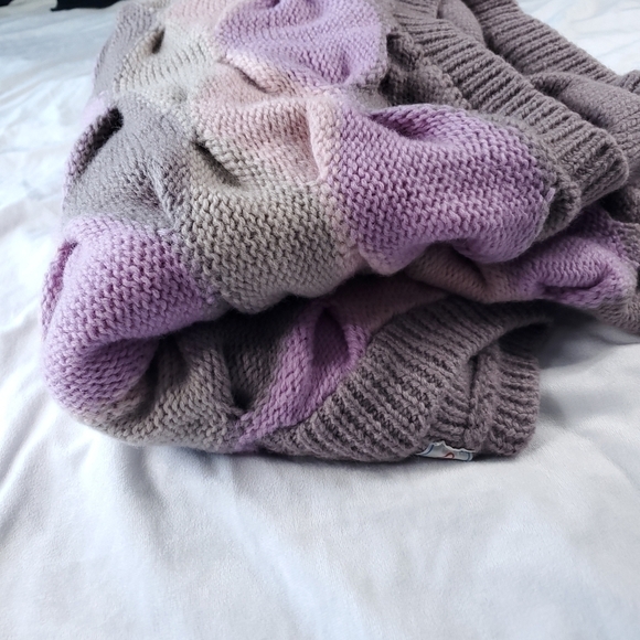 Heavyweight Vintage Wool Oversized Chunky Knit Pastel Sweater - Picture 16 of 16